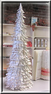 21 DIY Christmas Trees made from Recycled Materials