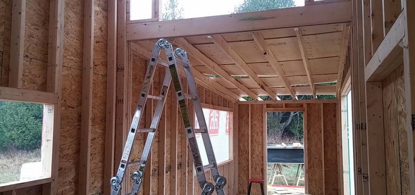 framing our tiny house