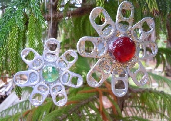 DIY recycled decorations