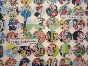 upcycled Archie comics art