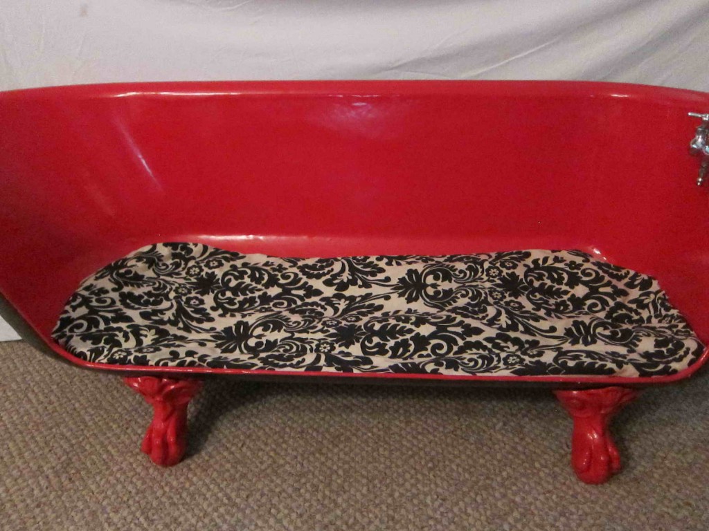 Cast iron cut Claw foot bathub sofa