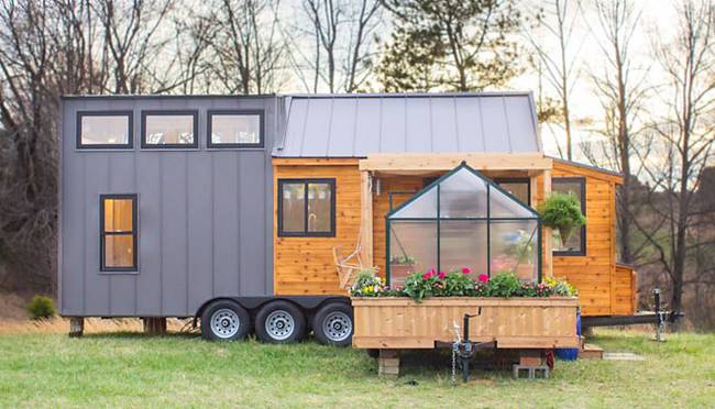 Olive Tiny House Exterior