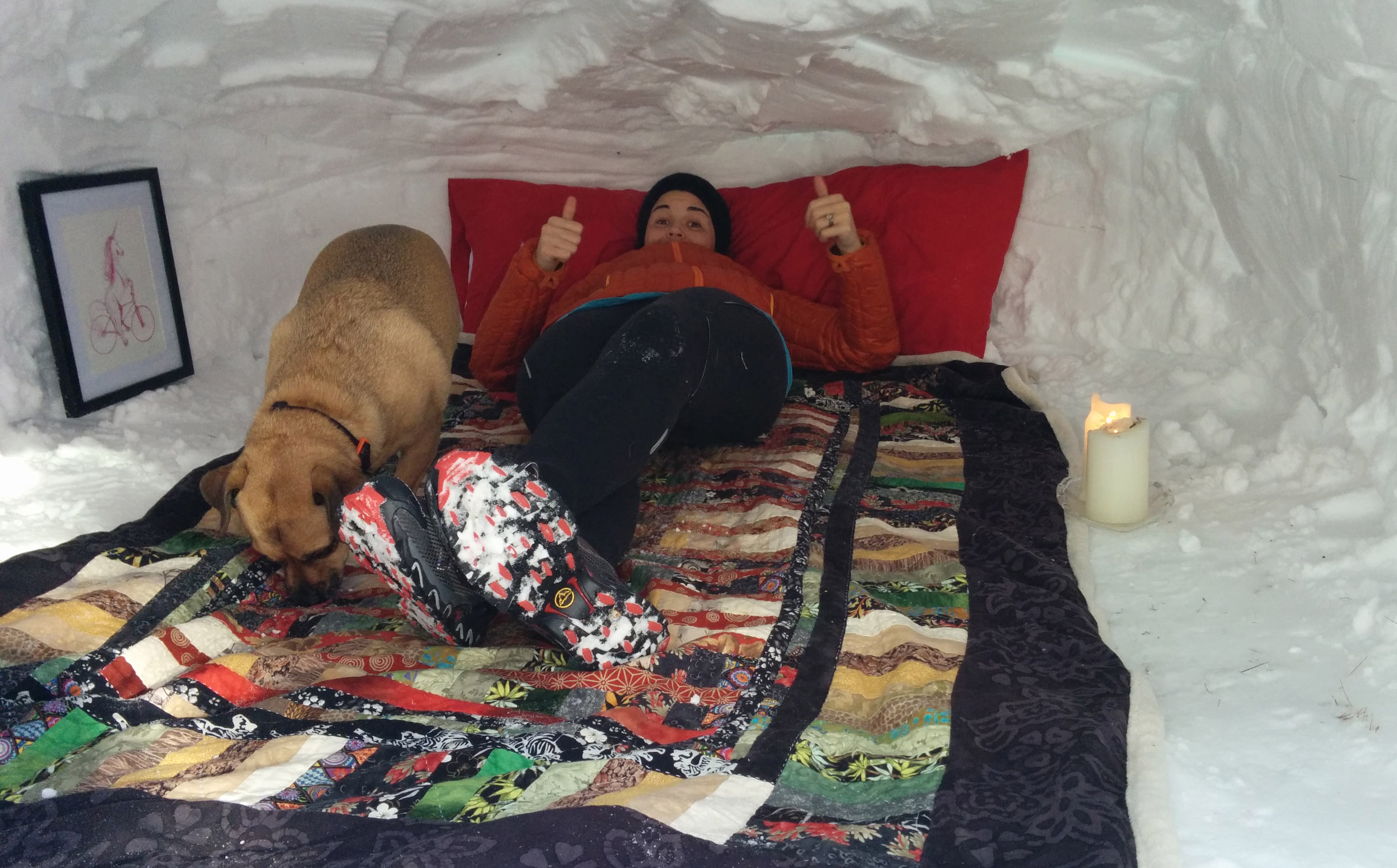 How to Make a Traditional Snow Quinzee