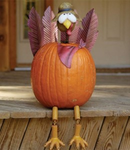 DIY Turkey pumpkin