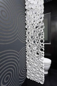 Upcycled PVC piping