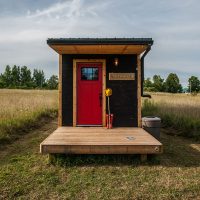 Greenmoxie tiny house front door