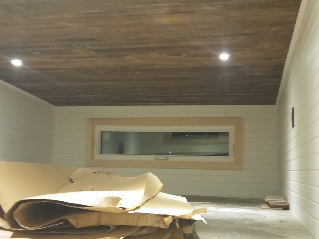 GM Tiny House lighting in the loft